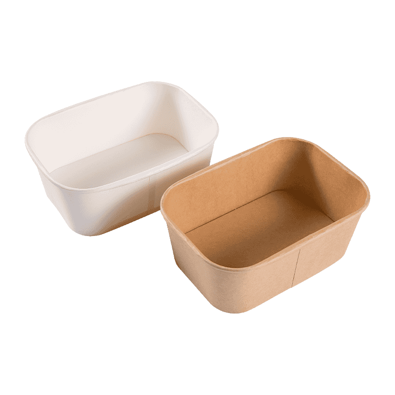 PROMPTU Kraft Biodegradable Compostable Food Grade Rectangularis Takeaway Paper Craft