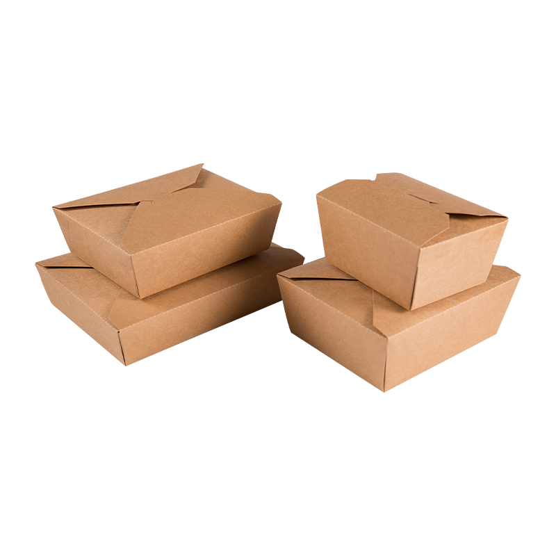 PROMPTU Food Grade Kraft Paper Burger Fast Food Packaging Pyxidas