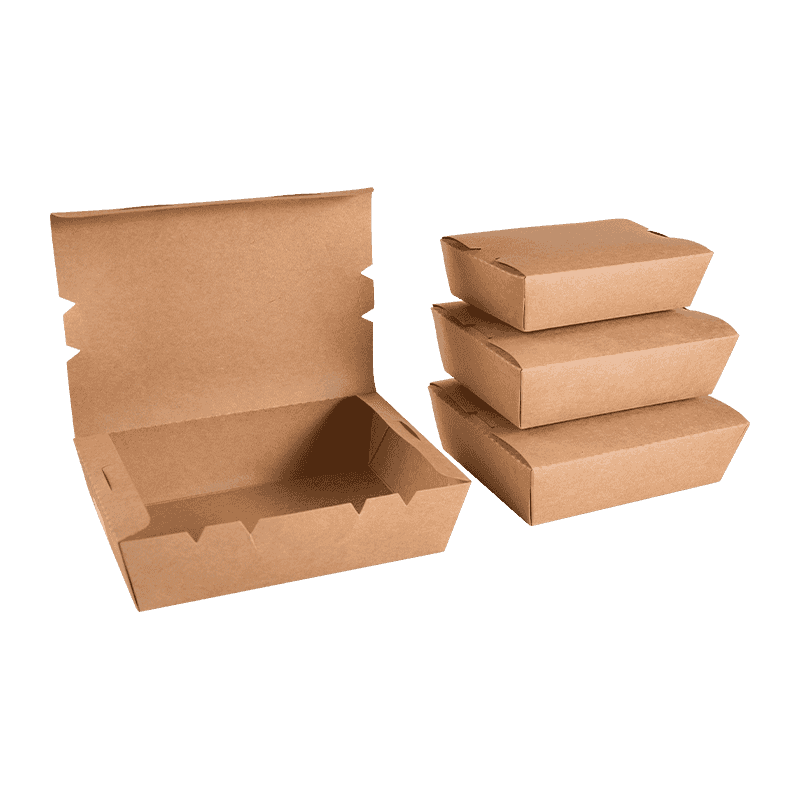 PROMPTU Single Fenestra Takeaway Kraft Paper Restaurant ACETARIA Noodle Prandium Boxes