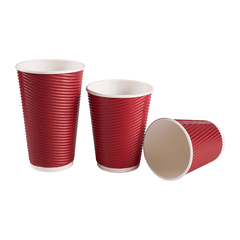 Printing Disposable Coffee & Tea Ripple Paper Cup