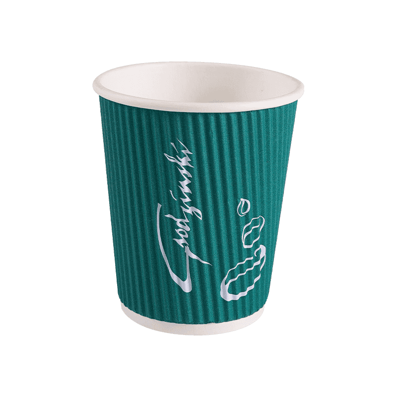 Hot Bibit Waterproof Insulated Duplex Wall Ripple Paper Cup