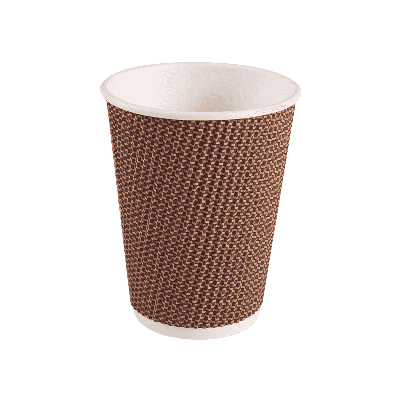 Hot Bibit Waterproof Insulated Duplex Wall Ripple Paper Cup