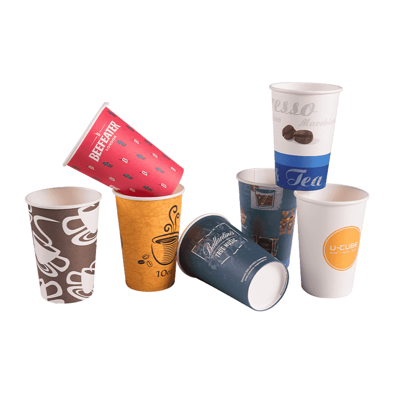 PROMPTU Hot & frigidum bibit Single Wall Paper Cup