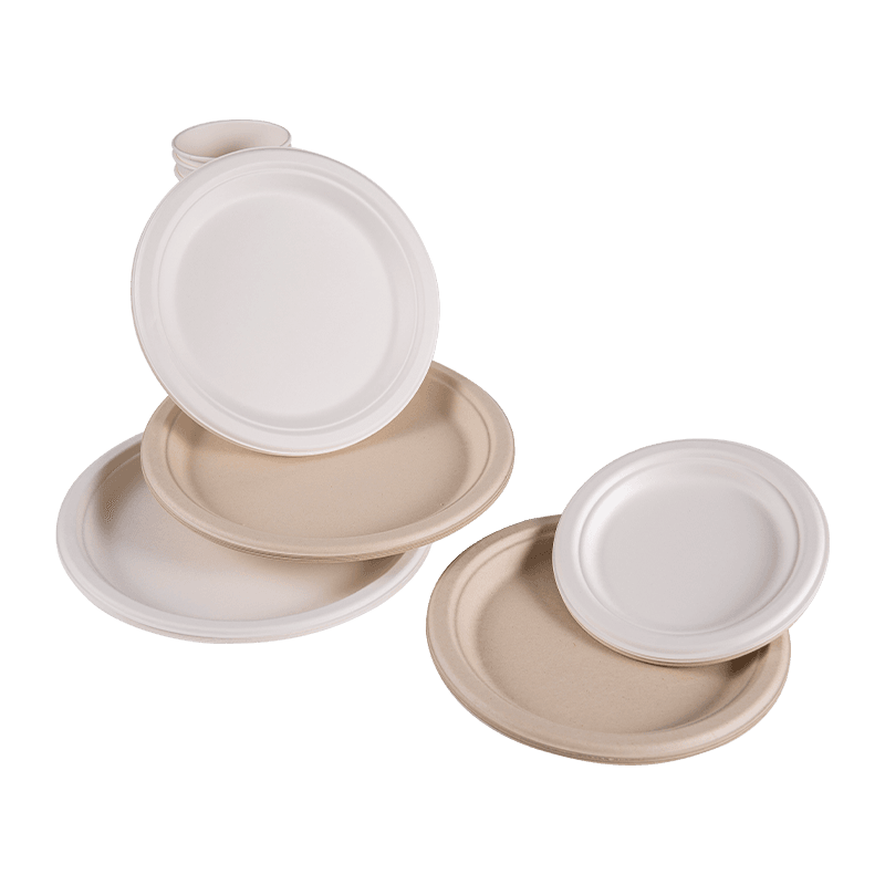 PROMPTU Biodegradable IMPERVIUS et Greaseproof Paper Plate