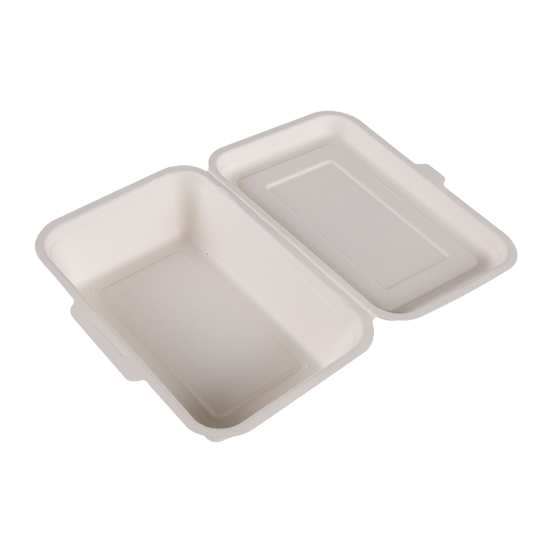 Biodegradable Disposable Flip Cover Takeout Prandium continens